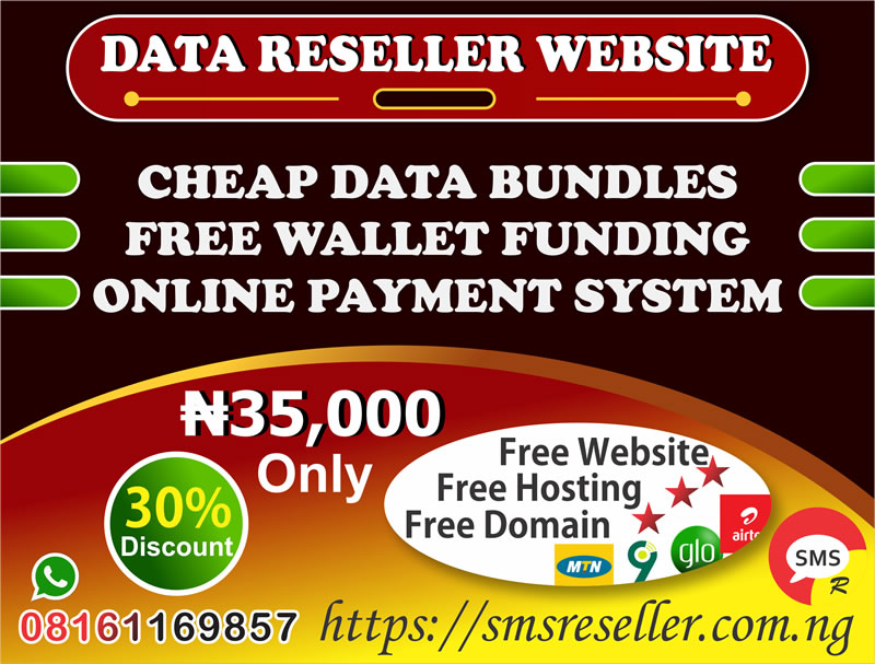 Data Reseller Website