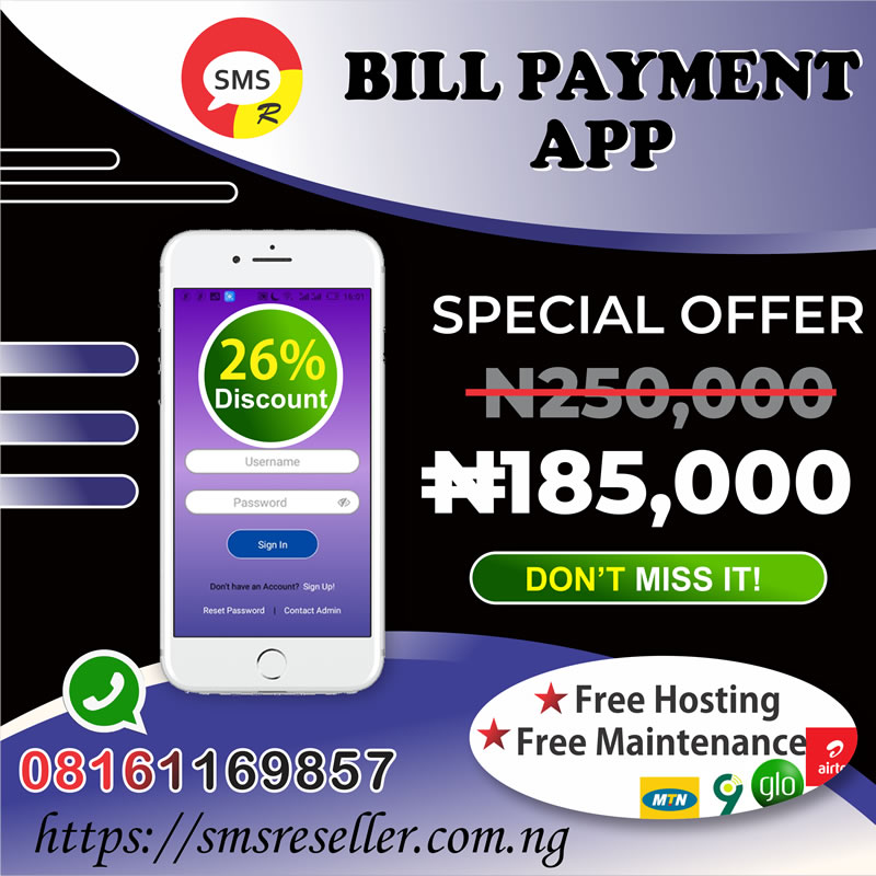 Bill Payment App